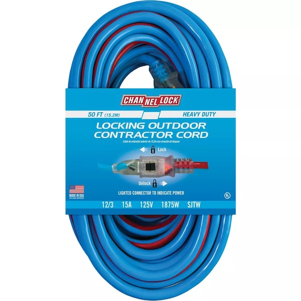 Channellock 50 Ft. 12/3 Extension Cord LK-JTW123-50BR2 - main