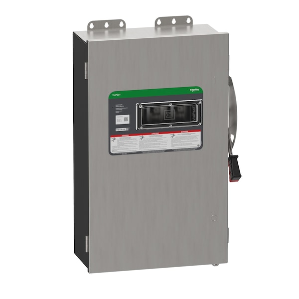 Schneider Electric Safety Switch, Fusible, 3PST, Three Phase, NEMA 4X, Indoor/Outdoor, 18-8 Stainless Steel VH324NDSGL - main