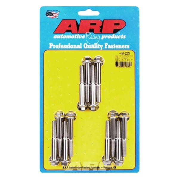 Arp 454-2003 Hex Intake Steel Bolt Kit for 1996 Small Block Ford Bronco ARP454-2003 - main