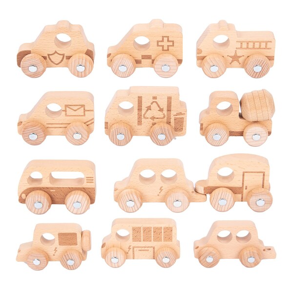 Tickit Natural Wooden Vehicles 73498 - main