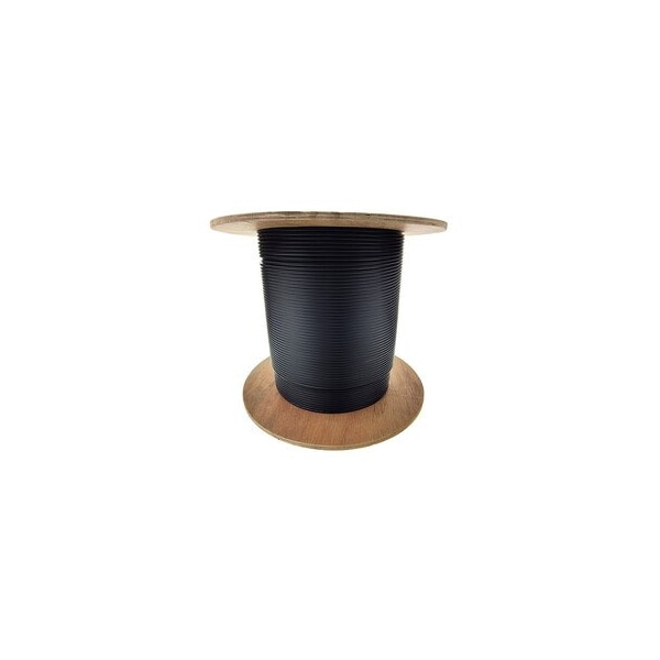 Cable Wholesale 12 Fiber Indoor/Outdoor Fiber Optic Cable, Singlemode, 9/125, Black, Riser Rated, Spool, 1000 foot 10E3-012NH - main