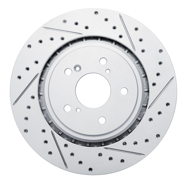 Dynamic Friction Co DFC Geoperformance Rotor - Drilled and Slotted 830-58026R - main