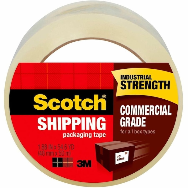 Scotch Cmrcl Grade Shipping Pkg Tape 3750-, PK6 3750-CS48 - main
