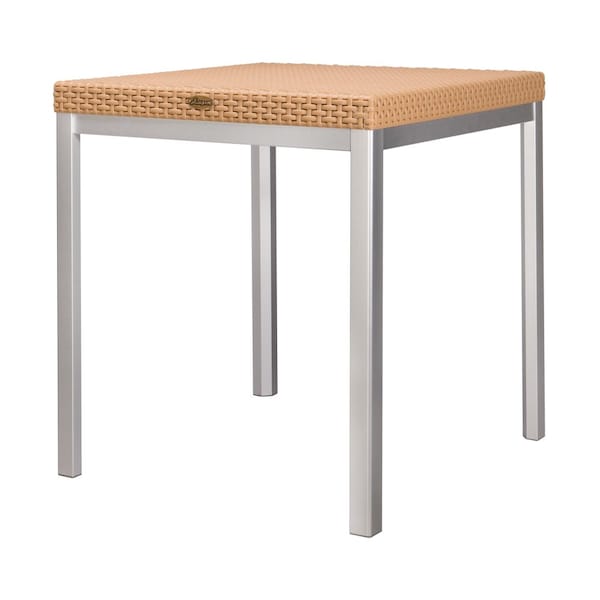 Lagoon Russ Rattan Style Dining Table with Aluminum Legs 7022N4-D2LGS - main