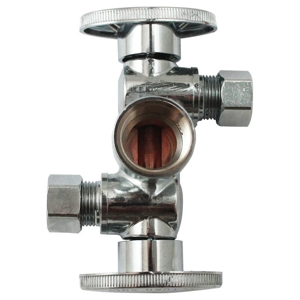 Keeney DUAL HDL OUTLET 1/2 FIP X 3/8 K2901DHLF - main