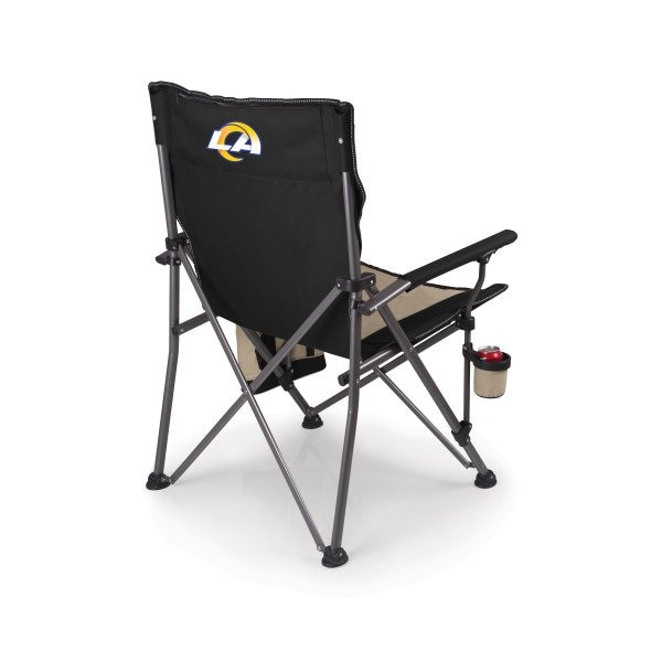 Picnic Time Family Of Brands NFL Los Angeles Rams - Logo - Big Bear XXL Camping Chair with Cooler 808-00-175-334-2 - main
