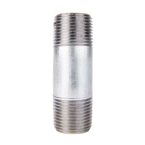 Stz Industries 1/2 in. MIP each X 1/2 in. D MIP Galvanized Steel 2-1/2 in. L Nipple 301UP12X212 - main
