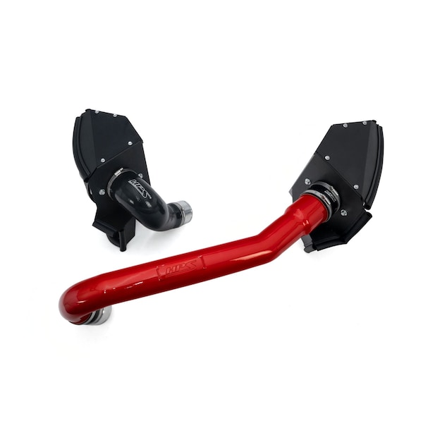 Hps Performance Air Intake Kit with Heat Shield, Red, 827-772R - main
