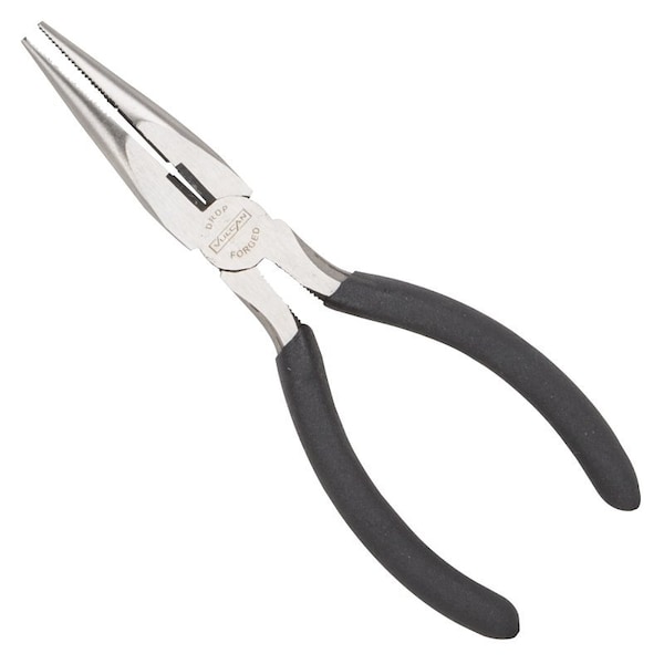 Vulcan Plier, 6-1/2 in OAL, 1.6 mm Cutting Capacity, 3.9 cm Jaw Opening, Black Handle, 3/4 in W Jaw, 2 in L Jaw JL-NP008 - main