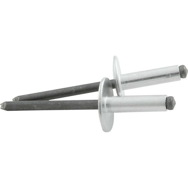Powerhouse Large Head Steel Mandrel Rivet, Silver, 250PK PO2621297 - main