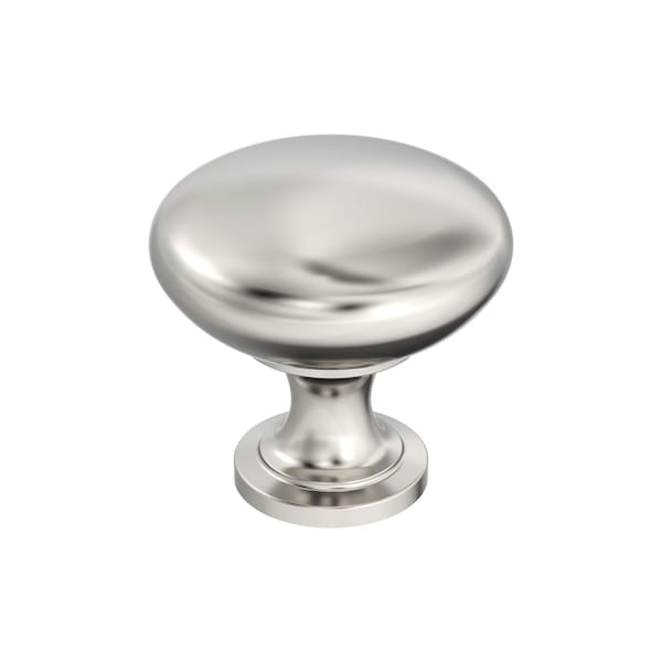 Amerock Edona 1-1/4 inch (32mm) Diameter Polished Nickel Cabinet Knob, 25PK 25VMP53005PN - main