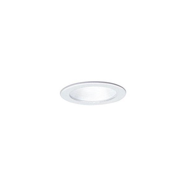 Progress Lighting 6-inch Recessed White Baffle Trim with White Ring P8044-28 - main