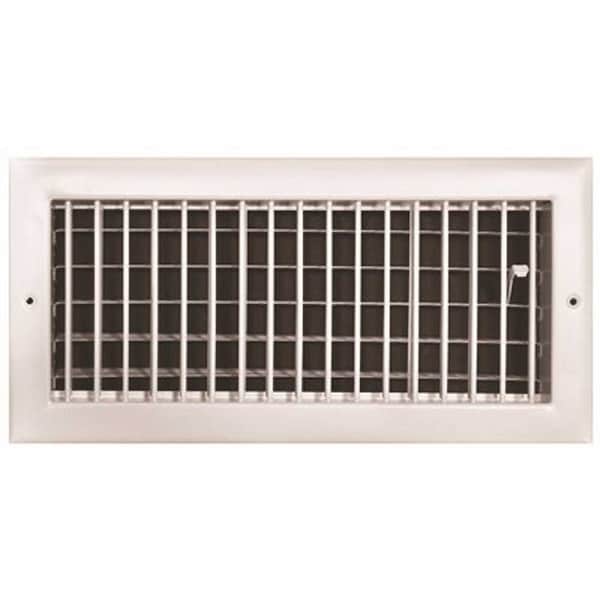 Tru Aire 14 in. x 6 in. Adjustable 1 Way Wall/Ceiling Register 210VM 14X06 - main