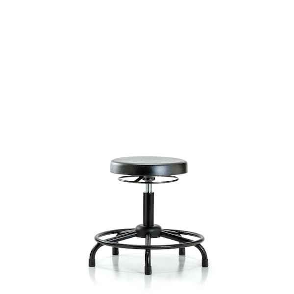 Blue Ridge Ergonomics Desk Stool, Poly, RT, Glides BR-PDHSO-RT-RG - main