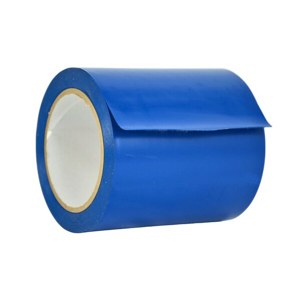 Wod Tape PVC, Dark Blue, 5 inch (120mm) W., 6 mil Thickness, 8 PK WOD VTC606-05000-8-60-DBL - main
