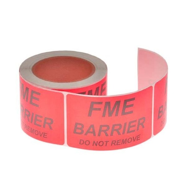 Ty-Flot FME Stickers, Red, PK250 ST23RD - main