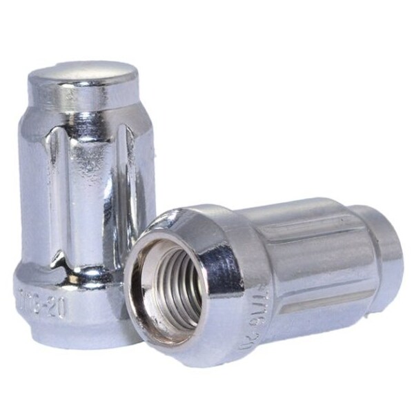 Coyote Wheel Accessories LUG NUTS, Carbon Steel, 1.38 in, Silver 341145 - main