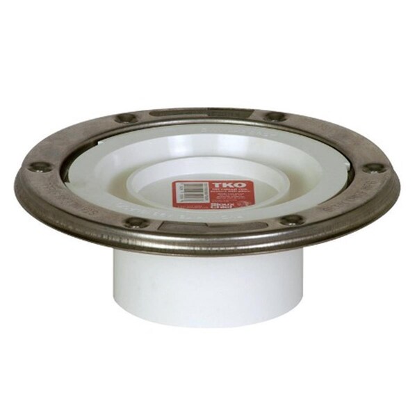 Cool Kitchen 886-PTMS TKO Metal Closet Flange 3 in. CO3306362 - main