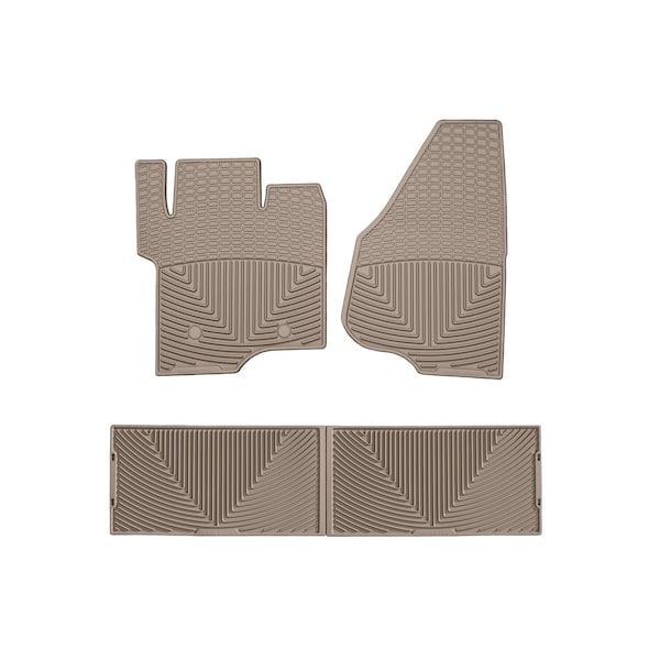 Weathertech Tan, Front and Rear All Weather Floor Mats W203TN-W207TN - main