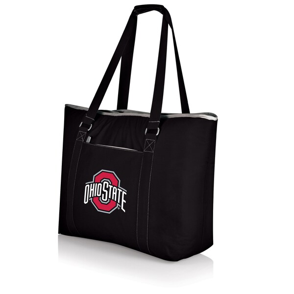 Picnic Time Family Of Brands NCAA Ohio State Buckeyes Tahoe XL Tote Cooler Bag - Soft Cooler Bag - Picnic Cooler, Black 598-00-175-444-0 - main