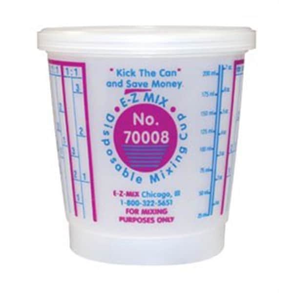 E-Z Mix Disposable Mixing Cups, 1/2 Pint, PK100 EZX70008 - main