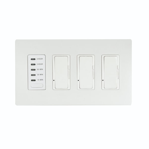 Eurofase 3 Dimmer And 1 Timer For Use With Eurofase Control Boxes EFSWTD3 - main