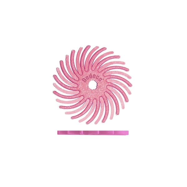 Dedeco SUNBURST 3/4'' TC DISCS PINK 600 GRIT (PUMICE), 12PK 3849 - main