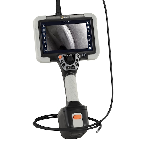 Pce Instruments Industrial borescope, 6 mm 0 deg. 4-way probe with 2 m/6.6 ft cable and 1280 x720 recording PCE-VE 1500-60200 - main