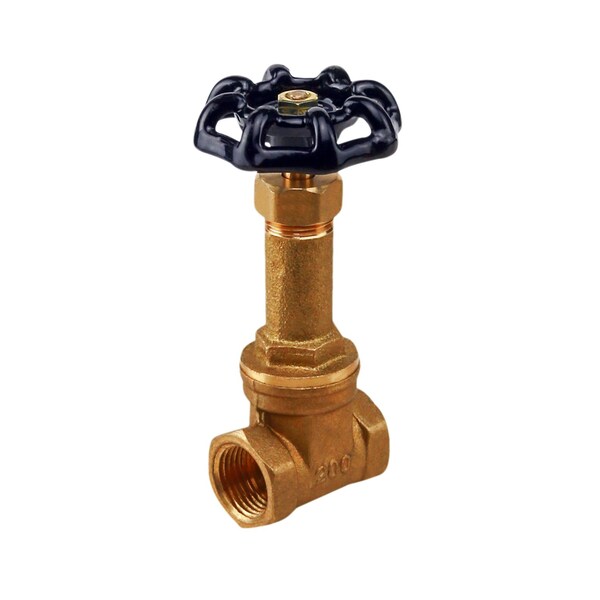 Everflow FIP Long Bonnet Gate Valve, Cast Brass 3/4" 44342-NL - main