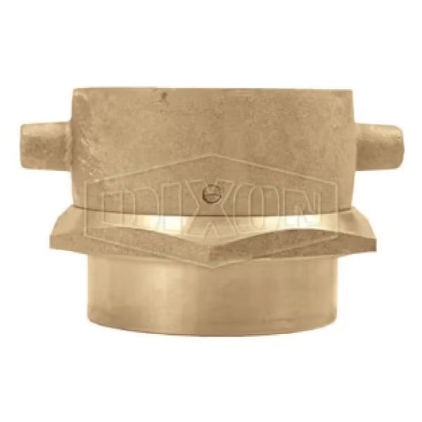 Dixon Open Snoot Pin Lug Adapter, 1-1/2 in, FNPT Rigid x Swivel FPSH, Brass, Domestic SF150S - main