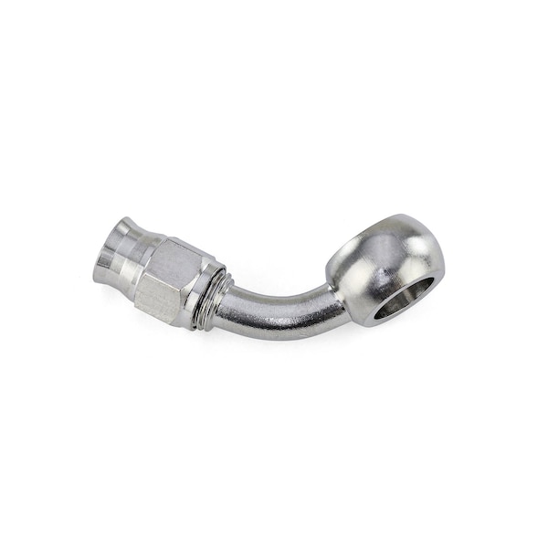 Hps Performance 60 Degree -3 Compression Teflon Hose End to AN Female with 10mm Banjo for PTFE Hose, Stainless Steel 350-6003SSB - main
