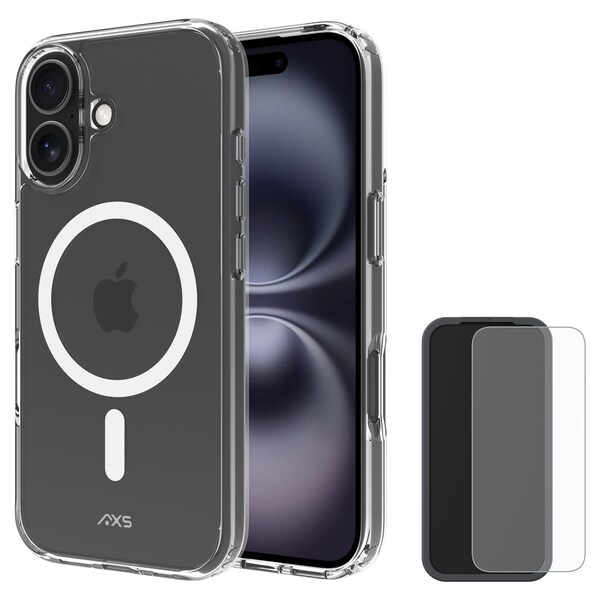 Axs Ultra Clear Magsafe Case With Armorglass Pack For Apple Iphone 17 - Clear VAIUMP3380 - main