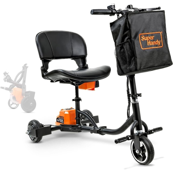 Superhandy 3 Wheel Folding Mobility Scooter Electric Powered Max Load of 275lbs GUT112 - main