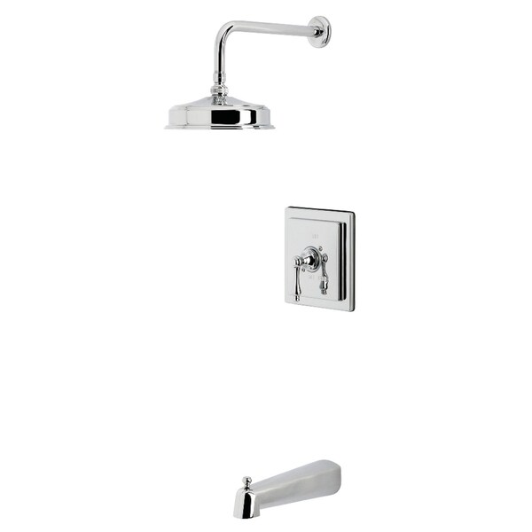 Kingston Brass Single-Handle Pressure Balanced Tub and Shower Faucet, Polished Chrome KB5891AL - main