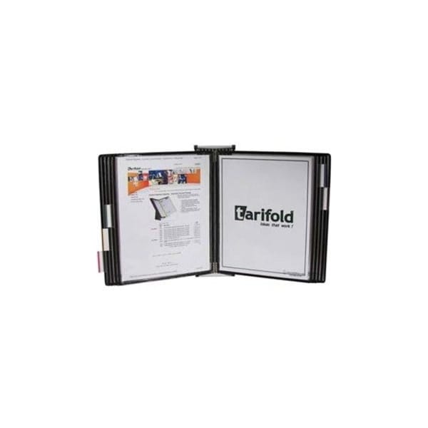Tarifold Document Wall Display Unit, 10 Black Pock W271 - main