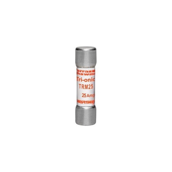 Ferraz Shawmut 0.41in x 1.5in, 250 VAC, 25 A, 10 kA Interrupt, GMG Body, Tin Plated Copper Ferrule TRM25 - main