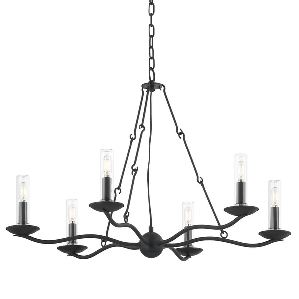 Troy Lighting Sawyer 6 Light Exterior 36 In. Forged Iron F6307-FOR - main