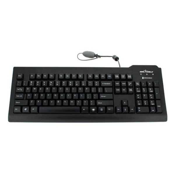 Sealshield SILVER SEAL MEDICAL GRADE KEYBOARD - DISHWASHER SAFE & ANTIMICROBIAL - QWERTY IS SSKSV208PL - main