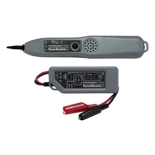 Platinum Tools Professional Tone and Probe Kit, Alligator Clips with Belt Pouch TG210K1 - main