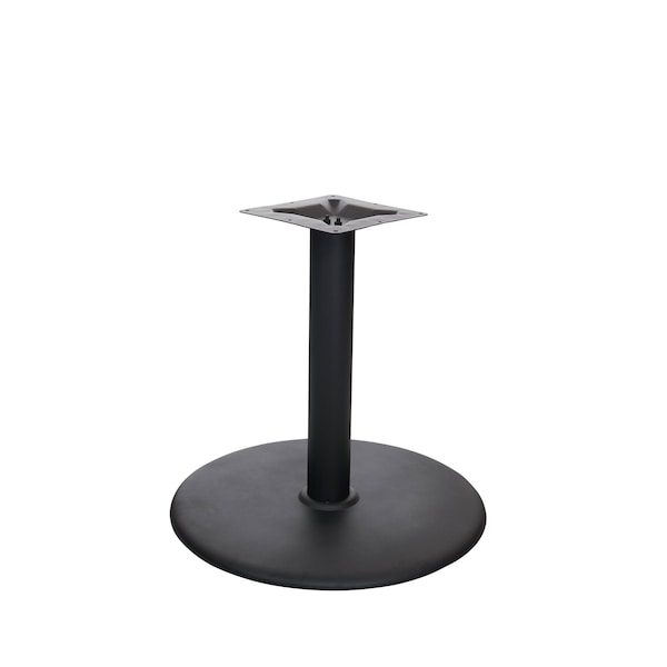 Bfm Seating Stamped Steel - 30in Round Base - Dining Height - 4in Column - 11 7/8in Bolt-On Top Plate STB-304RBP - main