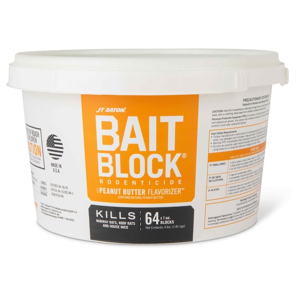 Jt Eaton Block Bait Peanut Btr 4Lb 704-PN - main