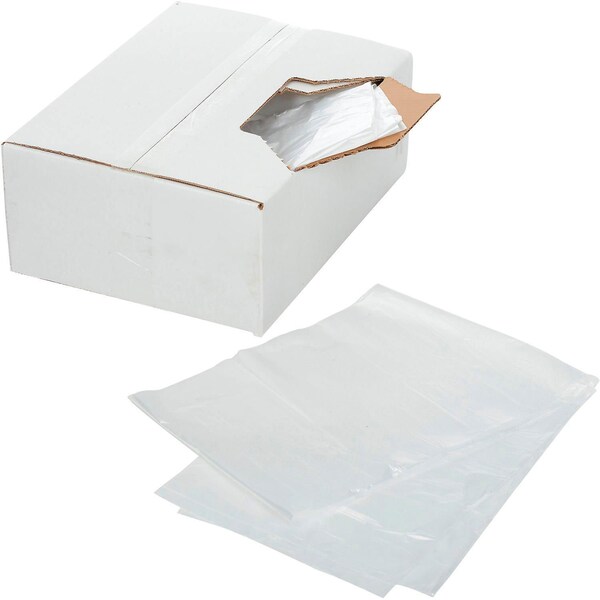 Global Industrial Heavy Duty Trash Bags, 20-30 Gal, 1.3 Mil, Clear, 125PK 732354 - main