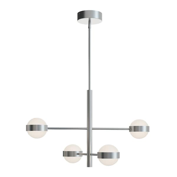 Afx Verona 4in Light LED Pendant Light, Satin Nickel VRNP2X4LAJUDSN - main