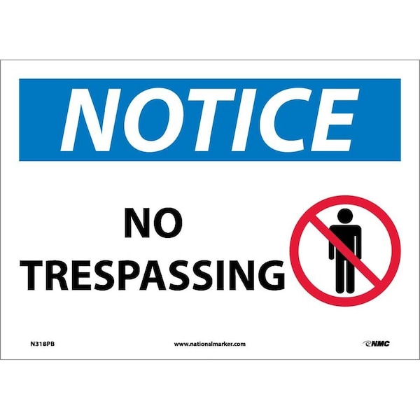 Nmc Notice No Trespassing Sign, N318PB N318PB - main