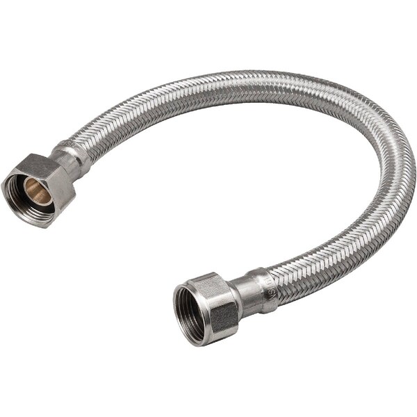 Do It Best ProLine 3/4'' FIP x 5/8'' COMP x 18'' Braided Stainless Steel Water Heater Connector 496-240 - main