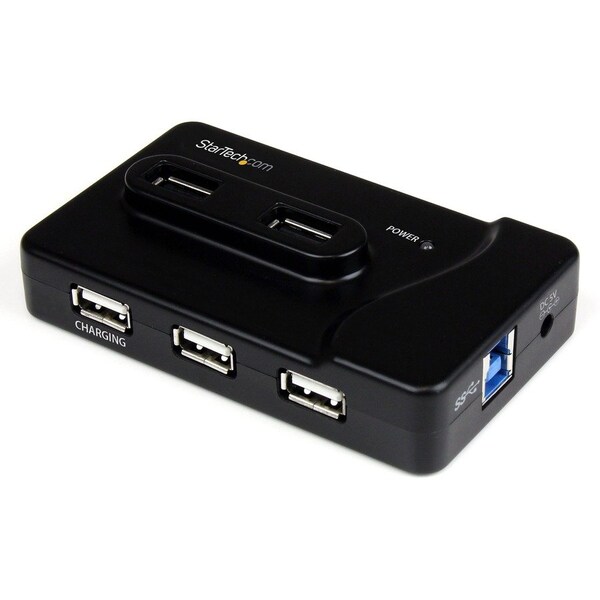 Startech.Com 6 PORT USB 3.0 / USB 2.0 COMBO HUB WITH 2A CHARGING PORT 2X USB 3.0 & 4X USB 2.0 - ADD ST7320USBC - main