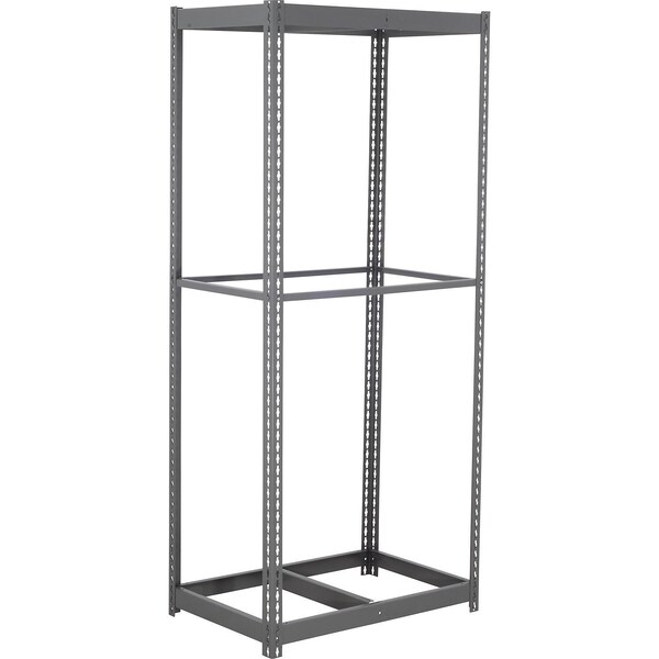 Global Industrial 3 Shelf, Commercial Duty Boltless Shelving, Starter, 48"W x 24"D x 96"H, No Deck B3165545 - main