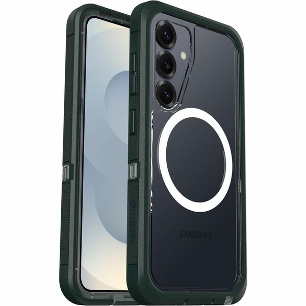 Otterbox Defender Pro Xt Clear Magnetic Case For Samsung Galaxy S25, Sagebrush Green 77-97879 - main