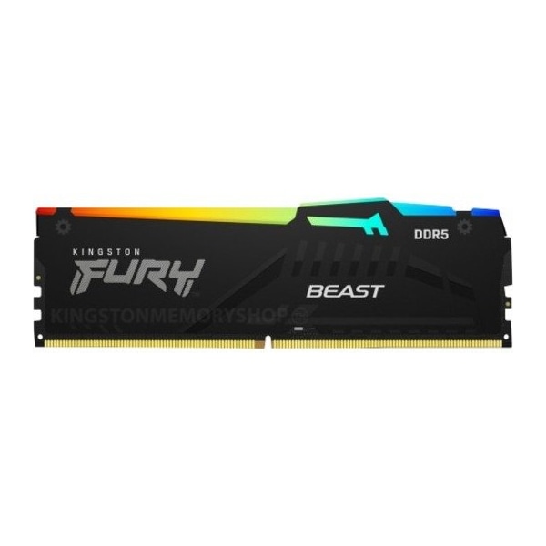 Kingston 16GB 5200MT/S DDR5 CL36 DIMM FURY BEAST RGB KF552C36BBEA-16 - main