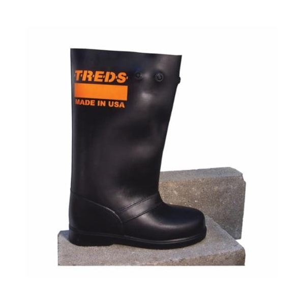 Treds Super Tough Slush Boots, Men's, Size 17 to 19 Fits Shoe, soft Toe, Black, Non-Slip Sole 17854 - main